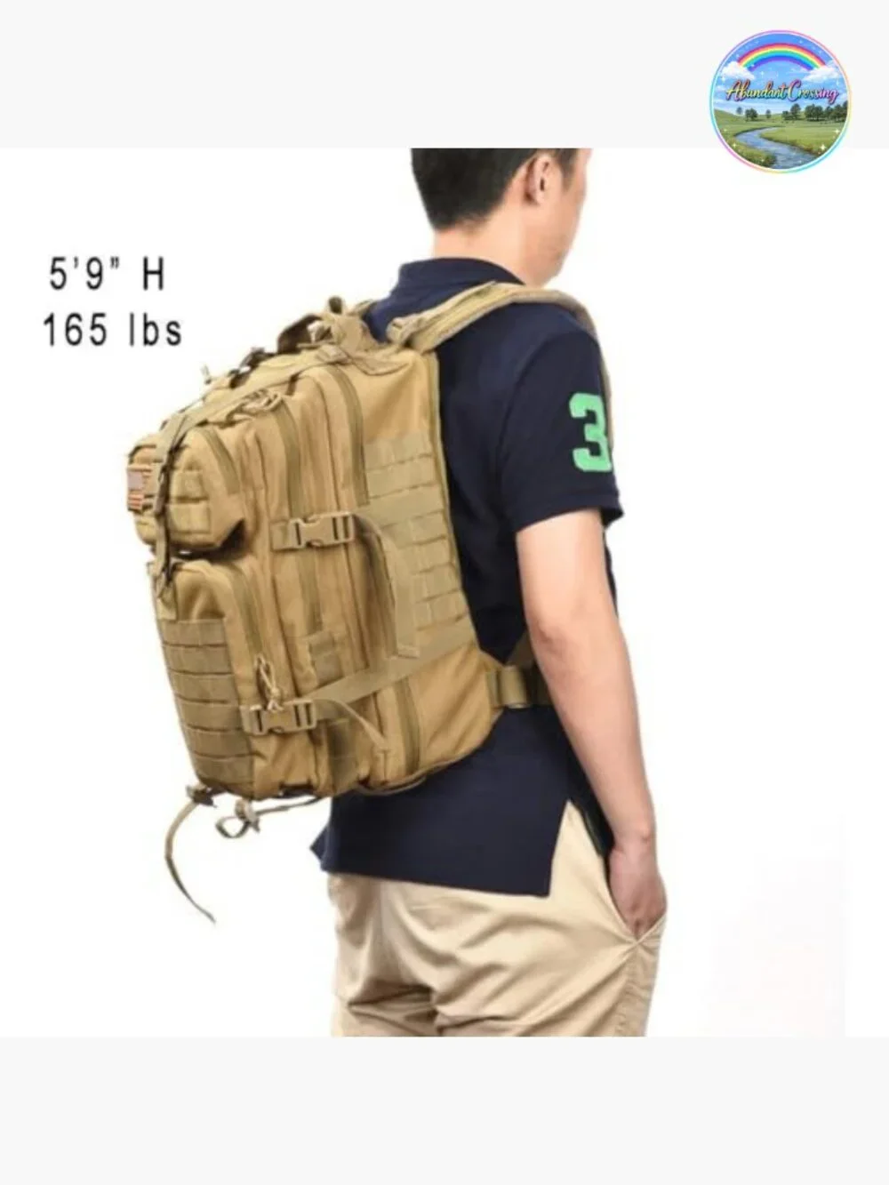 Military Tactical Assault Pack Backpack MOLLE Bug Out Bag for Hiking Camping